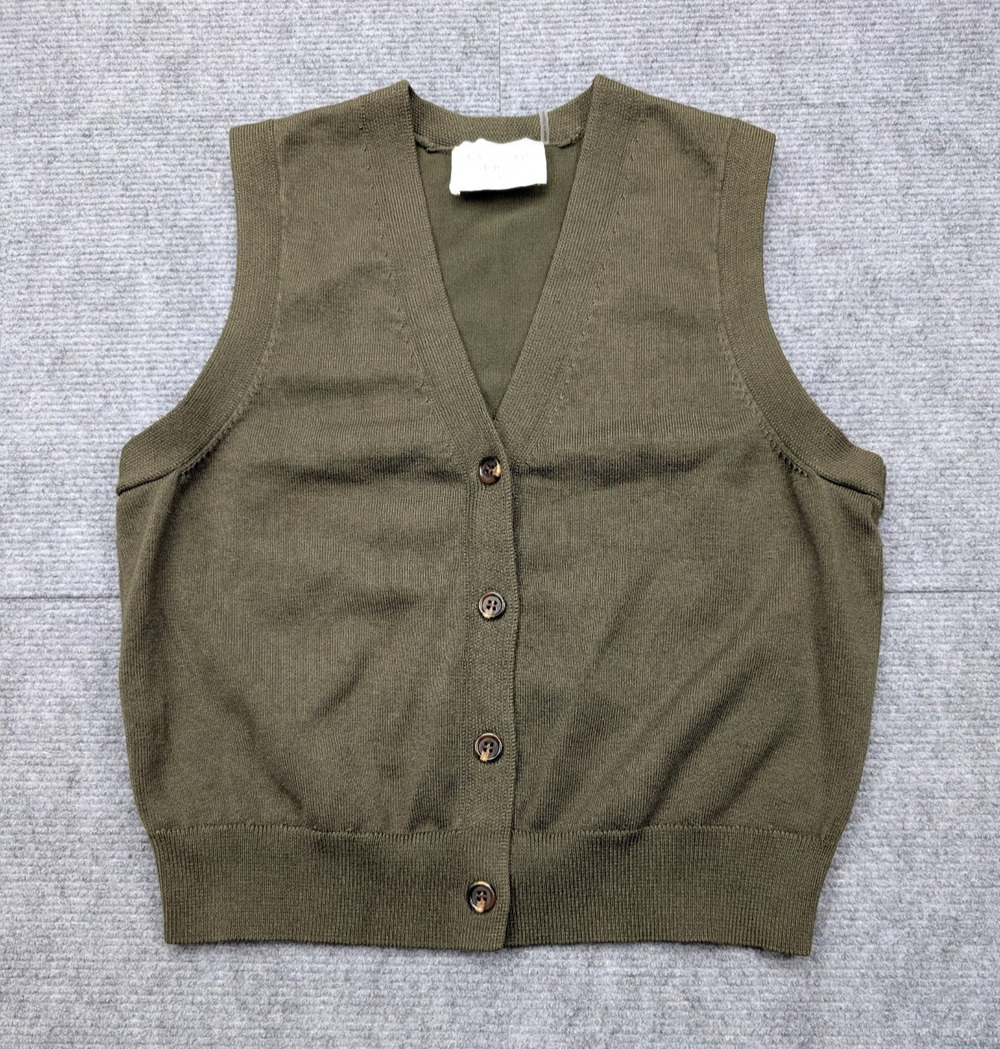 Hyacinth House Sweater Vest Womens Medium Green Academia Tuckernuck Preppy Retro